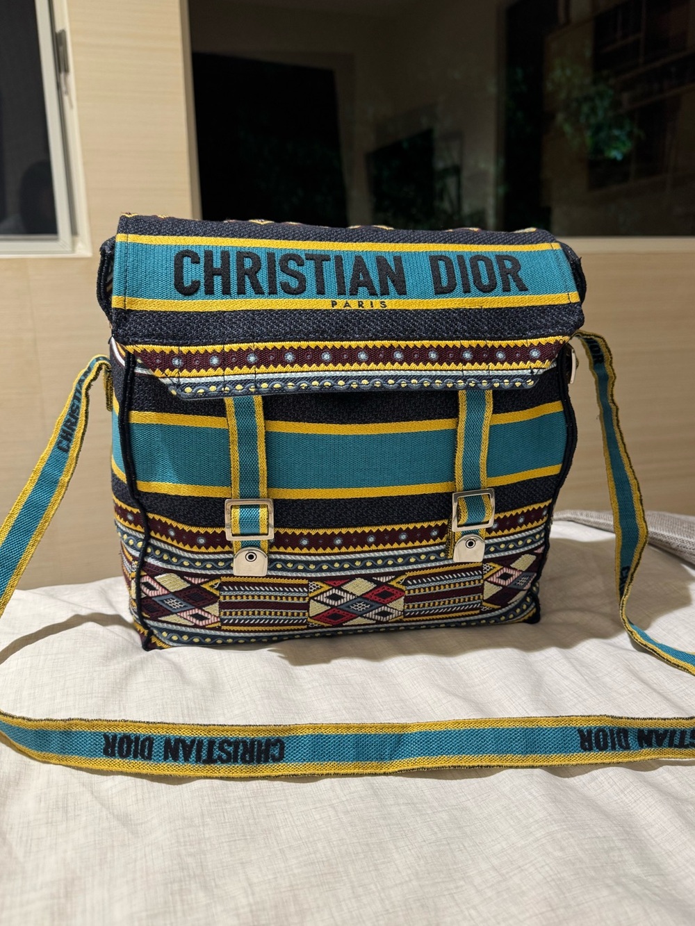 Christian Dior Diorcamp Embroidered Messenger Bag - Picture 2 of 12